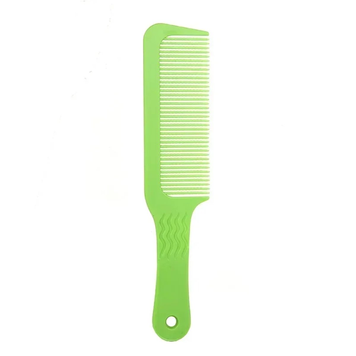3-Piece Professional Flat Top Hair Cutting Comb Set for Men – Wide Tooth Barber Comb (Green) - görsel 1