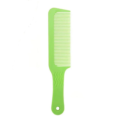 3-Piece Professional Flat Top Hair Cutting Comb Set for Men – Wide Tooth Barber Comb (Green)