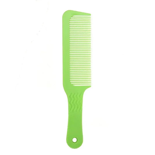 3-Piece Professional Flat Top Hair Cutting Comb Set for Men – Wide Tooth Barber Comb (Green)