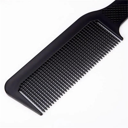 3-Piece Professional Flat Top Hair Cutting Comb Set for Men – Wide Tooth Barber Comb (Green)