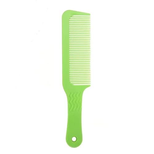 3-Piece Professional Flat Top Hair Cutting Comb Set for Men – Wide Tooth Barber Comb (Green) - görsel 2