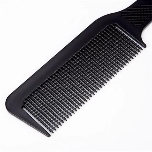 3-Piece Professional Flat Top Hair Cutting Comb Set for Men – Wide Tooth Barber Comb (Green) - görsel 10