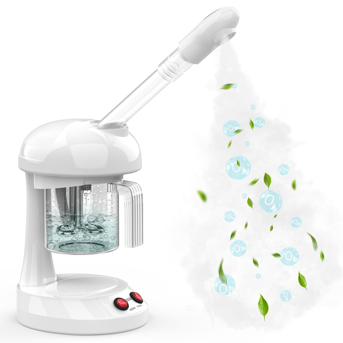 TASALON Facial Steamer - Ozone Face Steamer for Deep Cleaning, Portable Nano Ionic Steamer with Removable Water Tank for Home Spa Avelisse