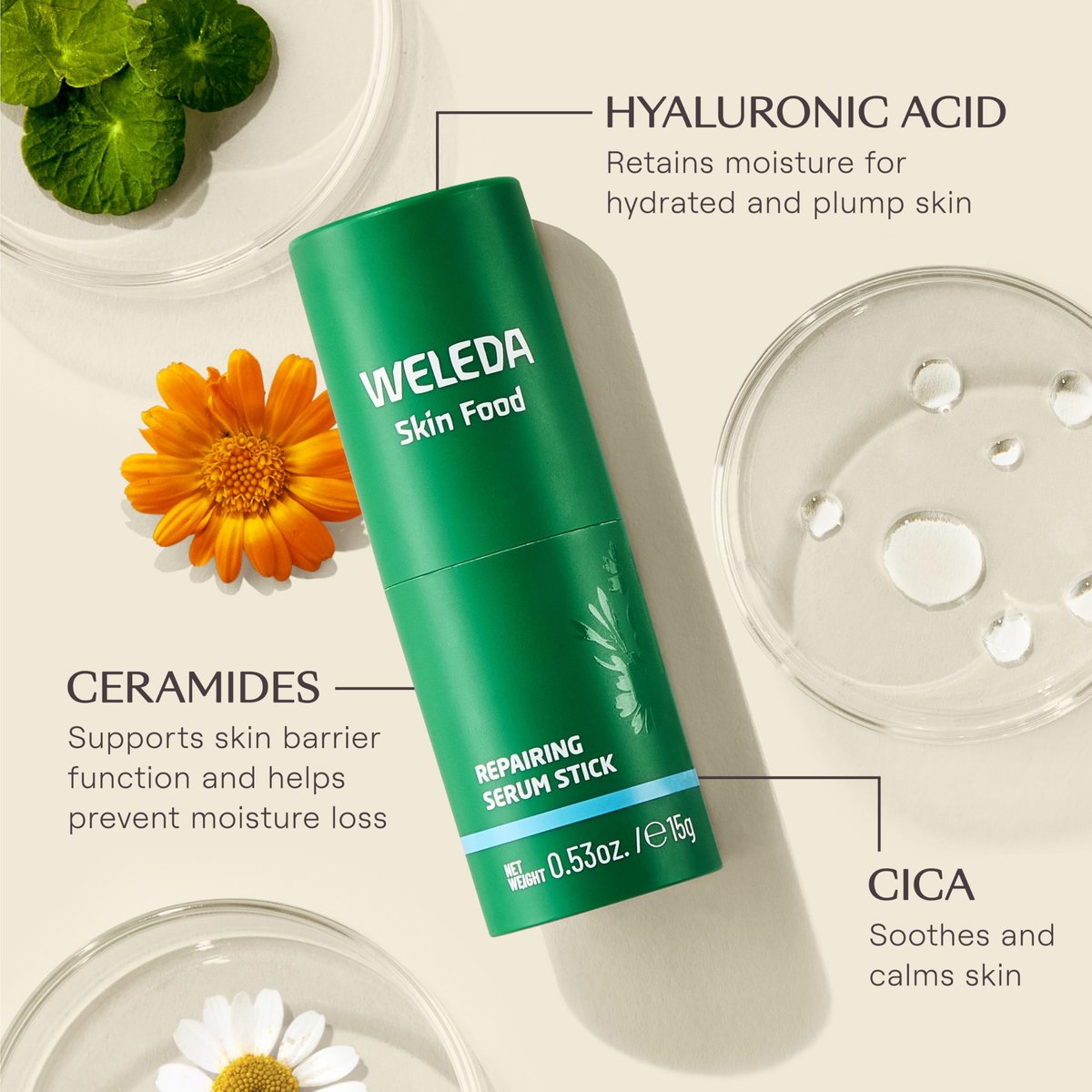 Weleda Skin Food Repairing Serum Stick - 0.53 Fl Oz Avelisse