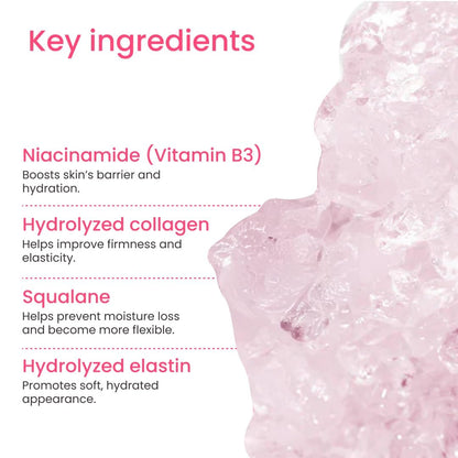 QUIA Collagen Jelly Cream – Lightweight Gel Moisturizer with Niacinamide & Peptides for Glowing, Plump Skin – Korean Skincare Daily Hydration Avelisse