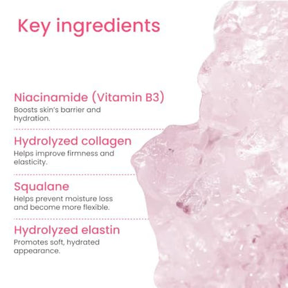 QUIA Collagen Jelly Cream – Lightweight Gel Moisturizer with Niacinamide & Peptides for Glowing, Plump Skin – Korean Skincare Daily Hydration Avelisse