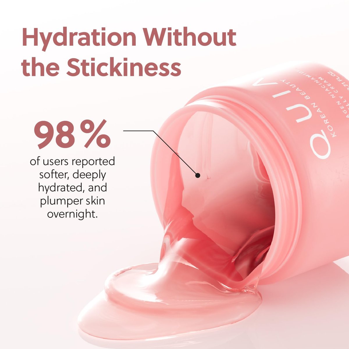 QUIA Collagen Jelly Cream – Lightweight Gel Moisturizer with Niacinamide & Peptides for Glowing, Plump Skin – Korean Skincare Daily Hydration Avelisse