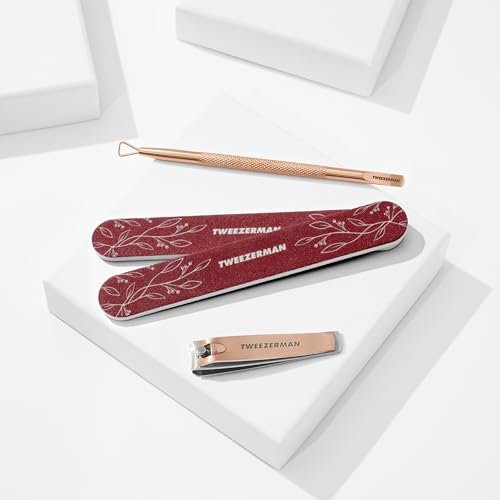 Tweezerman Vintage Rose Manicure Gift Set - Professional Nail Care Kit - görsel 6