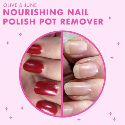 Olive & June Nourishing Remover Pot | Non-Acetone, No-Mess Nail Polish Removal with Vitamin E & Chamomile | Vegan & Cruelty-Free - görsel 10