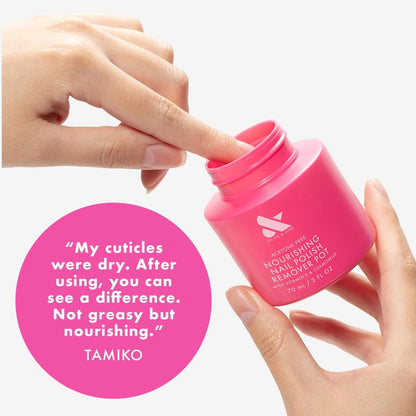 Olive & June Nourishing Remover Pot | Non-Acetone, No-Mess Nail Polish Removal with Vitamin E & Chamomile | Vegan & Cruelty-Free