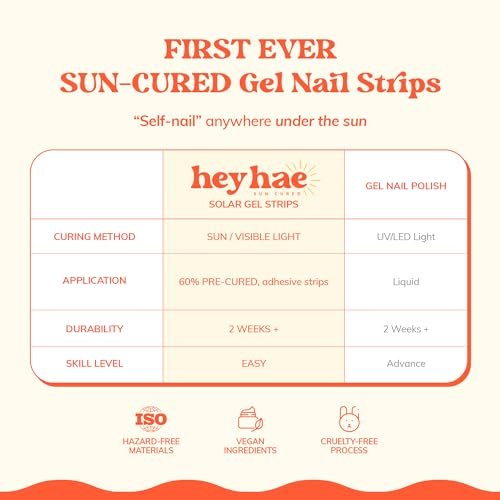 Heyhae Semi Cured Gel Nail Strips - Summer Aura Pink, No LED Lamp Needed, Easy Apply & Remove, Salon Quality, 28 Strips + Prep Pads + Nail File + Wooden Stick - görsel 8