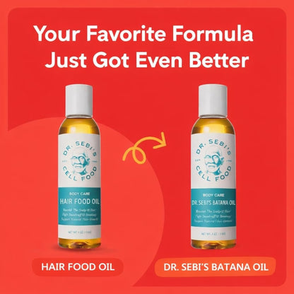 Dr. Sebi’s Batana Oil for Hair Growth – 100% Natural Hair Oil with Coconut and Olive – Supports Scalp Health and Stronger Hair – Plant-Based Formula – 1 Month Supply (4 fl oz) Avelisse