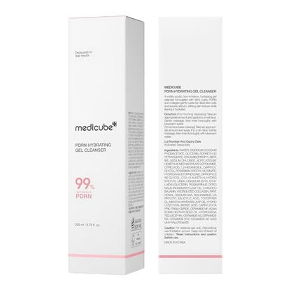 Medicube PDRN Jelly to Foam Cleanser – Low pH Hydrating Daily Face Wash with PDRN, Collagen & LHA for All Skin Types | Gentle Pore Care & Radiant Skin | Korean Skincare | 200ml Avelisse