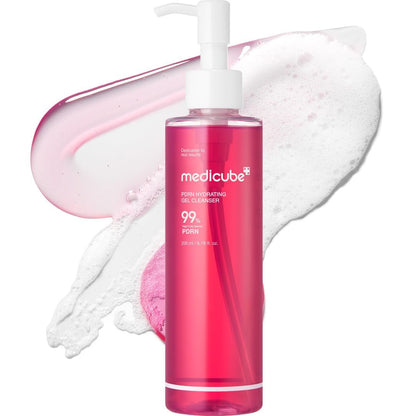 Medicube PDRN Jelly to Foam Cleanser – Low pH Hydrating Daily Face Wash with PDRN, Collagen & LHA for All Skin Types | Gentle Pore Care & Radiant Skin | Korean Skincare | 200ml Avelisse