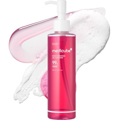 Medicube PDRN Jelly to Foam Cleanser – Low pH Hydrating Daily Face Wash with PDRN, Collagen & LHA for All Skin Types | Gentle Pore Care & Radiant Skin | Korean Skincare | 200ml Avelisse