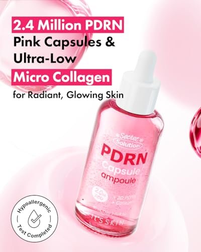 It'S SKIN Secret Solution PDRN Capsule Ampoule - Hydrating & Firming Serum with Triple PDRN & Low Molecular Collagen, 2.02 fl oz
