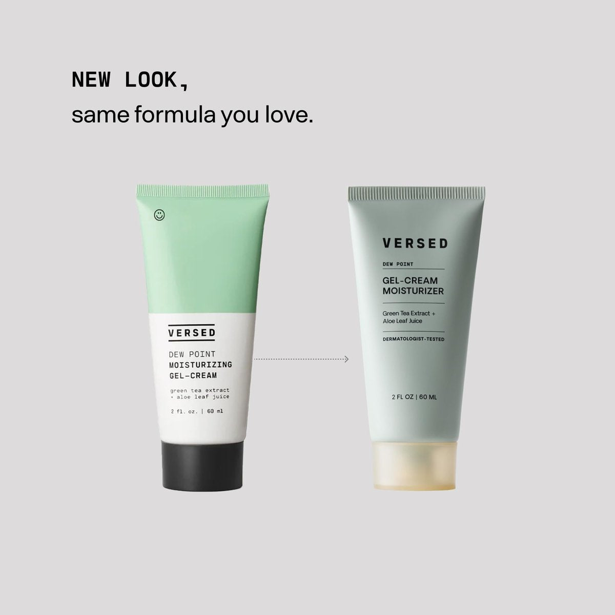 Versed Dew Point Gel Moisturizer - Antioxidant-Rich Gel Cream with Green Tea & Aloe, Fast Absorbing, Non-Greasy, Vegan, 2 fl oz - görsel 10