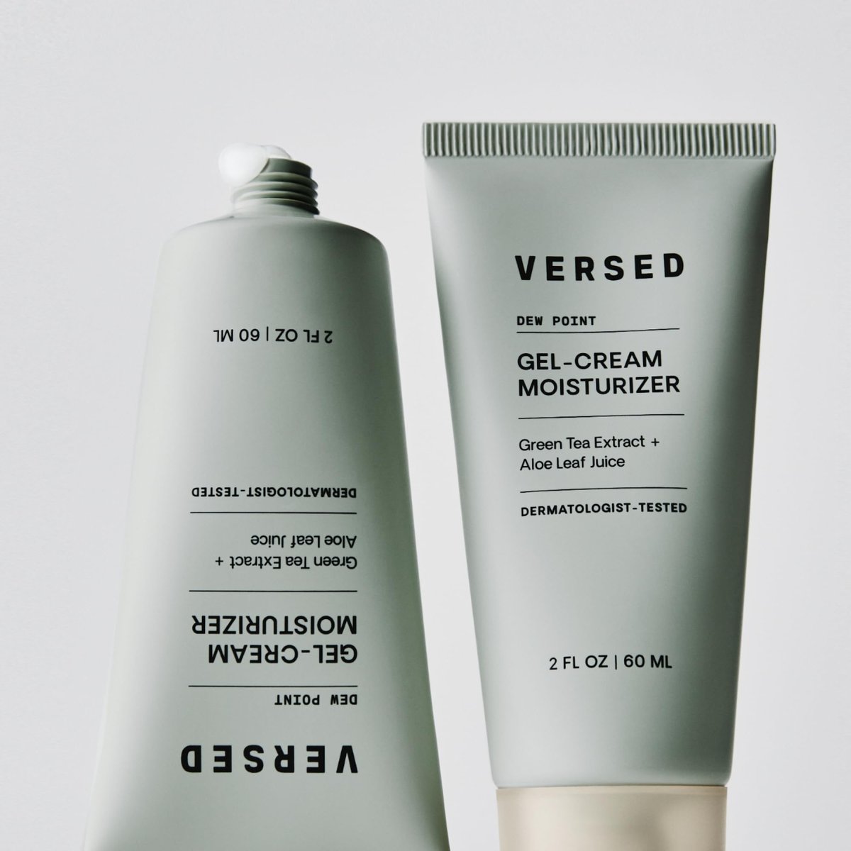 Versed Dew Point Gel Moisturizer - Antioxidant-Rich Gel Cream with Green Tea & Aloe, Fast Absorbing, Non-Greasy, Vegan, 2 fl oz - görsel 12