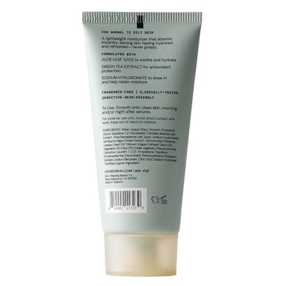 Versed Dew Point Gel Moisturizer - Antioxidant-Rich Gel Cream with Green Tea & Aloe, Fast Absorbing, Non-Greasy, Vegan, 2 fl oz