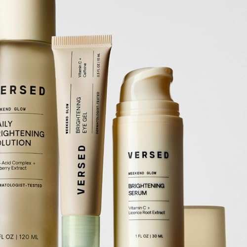 Versed Weekend Glow Eye Gel - Caffeine Under Eye Cream for Dark Circles - Vitamin C Treatment for Dark Spots, Wrinkles & Bags - 0.5 oz - görsel 10