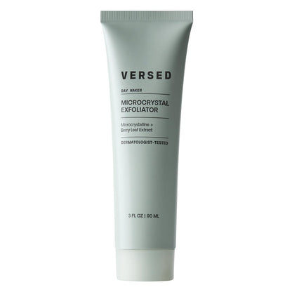 Versed Day Maker Microcrystal Exfoliating Cleanser - Creamy Facial Wash for Gentle Exfoliation, Vegan & Biodegradable, 3 fl oz Avelisse