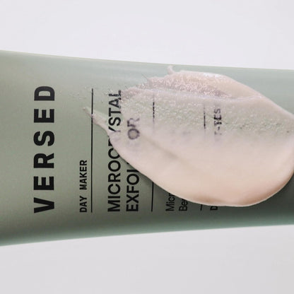 Versed Day Maker Microcrystal Exfoliating Cleanser - Creamy Facial Wash for Gentle Exfoliation, Vegan & Biodegradable, 3 fl oz Avelisse