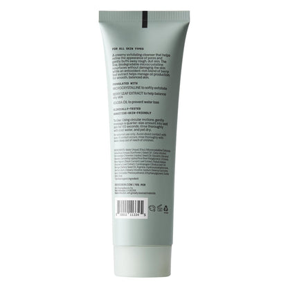 Versed Day Maker Microcrystal Exfoliating Cleanser - Creamy Facial Wash for Gentle Exfoliation, Vegan & Biodegradable, 3 fl oz Avelisse
