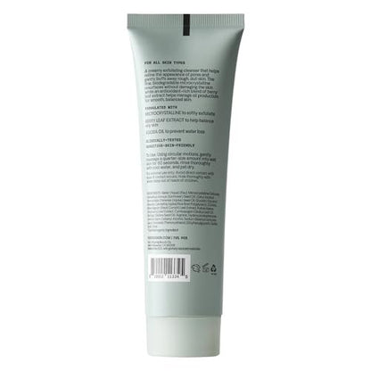 Versed Day Maker Microcrystal Exfoliating Cleanser - Creamy Facial Wash for Gentle Exfoliation, Vegan & Biodegradable, 3 fl oz Avelisse