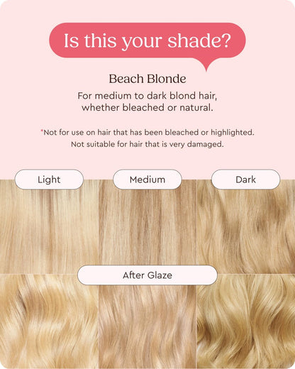 Glaze Supergloss Color Conditioning Gloss with Dispensing Pump – Hydrating Semi-Permanent Color Hair Gloss & Shine Boost for Medium to Dark Blonde Hair – 6.4 Fl Oz – Warm Blonde Avelisse