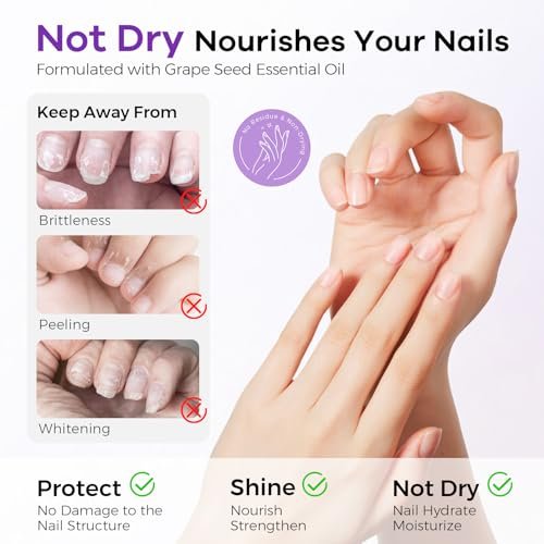 Glamonade Acetone Nail Polish Remover - 16 Fl Oz Professional Gel Remover with Grape Seed Oil for Home & Salon Avelisse
