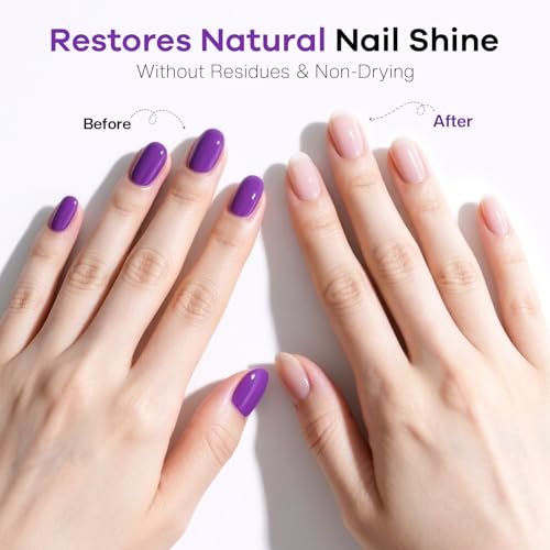 Glamonade Acetone Nail Polish Remover - 16 Fl Oz Professional Gel Remover with Grape Seed Oil for Home & Salon Avelisse