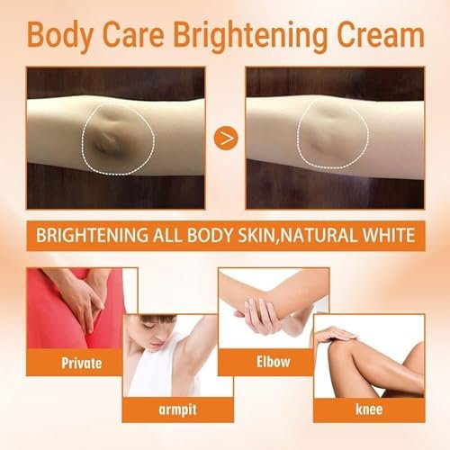 Loobexery Skin Whitening Cream for Body, Dark Spot Remover for Intimate Areas, Bikini Line, Vitamin C Lightening Cream (2 oz) - görsel 10
