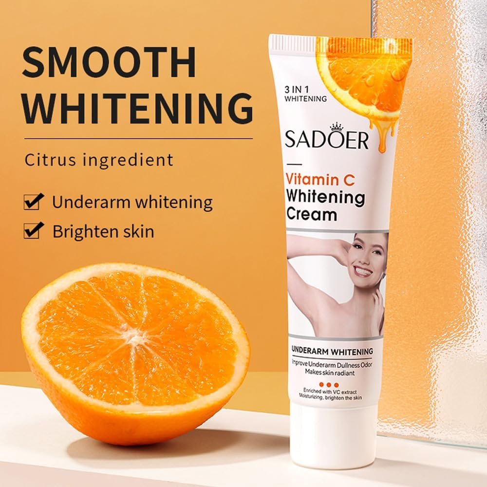 Loobexery Skin Whitening Cream for Body, Dark Spot Remover for Intimate Areas, Bikini Line, Vitamin C Lightening Cream (2 oz) - görsel 11