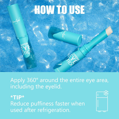 Soulight Caffeine Eye Stick – Anti-Aging Eye Balm for Wrinkles, Dark Circles, Puffiness & Bags Under Eyes