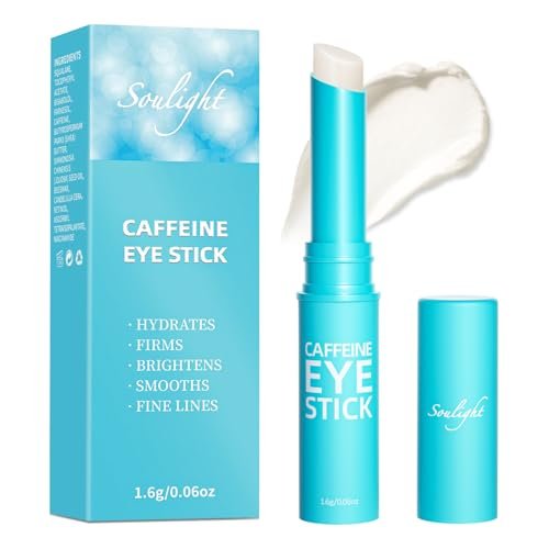 Soulight Caffeine Eye Stick – Anti-Aging Eye Balm for Wrinkles, Dark Circles, Puffiness & Bags Under Eyes - görsel 2