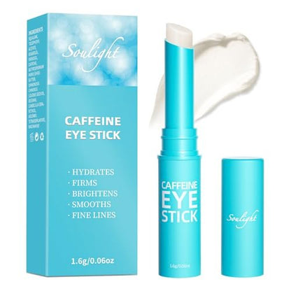 Soulight Caffeine Eye Stick – Anti-Aging Eye Balm for Wrinkles, Dark Circles, Puffiness & Bags Under Eyes