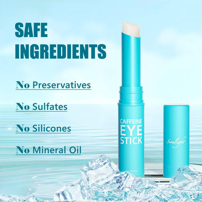 Soulight Caffeine Eye Stick – Anti-Aging Eye Balm for Wrinkles, Dark Circles, Puffiness & Bags Under Eyes