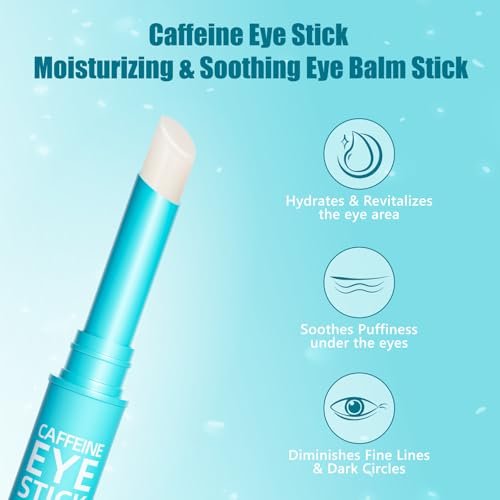 Soulight Caffeine Eye Stick – Anti-Aging Eye Balm for Wrinkles, Dark Circles, Puffiness & Bags Under Eyes - görsel 4