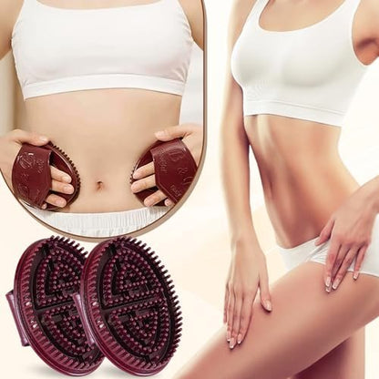 Meridian Brush Massage - 2-Piece Full Body SPA Massager for Relaxation, Acupressure & Scalp Massage Avelisse