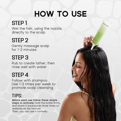 HALOVIDA Sea Salt Rosemary & Mint Scalp Scrub – Clean Silicon Oil-Free, Itchy Relief Scalp Treatment for Dandruff, Gentle Exfoliator, Cruelty-Free, Relieves Dryness, Promotes Hair Growth (5.29 Fl Oz) Avelisse