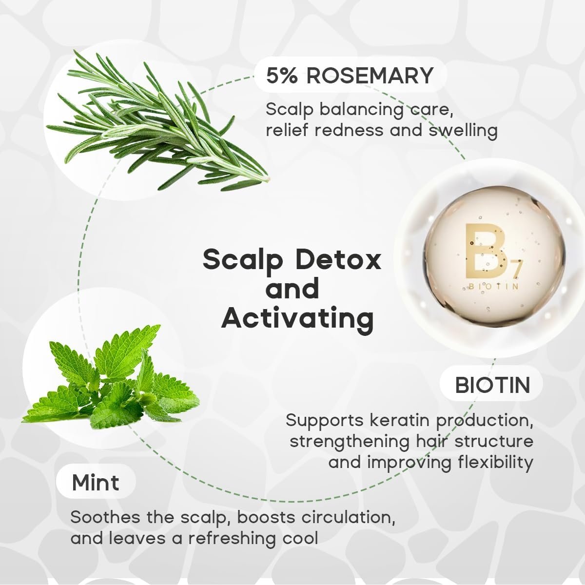 HALOVIDA Sea Salt Rosemary & Mint Scalp Scrub – Clean Silicon Oil-Free, Itchy Relief Scalp Treatment for Dandruff, Gentle Exfoliator, Cruelty-Free, Relieves Dryness, Promotes Hair Growth (5.29 Fl Oz) Avelisse