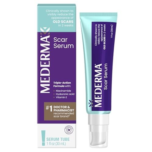 Mederma Scar Serum – Triple-Action Formula with Vitamin E, Hyaluronic Acid & Niacinamide – Clinically Shown to Reduce Old Scars, 1 Fl. Oz. - görsel 2