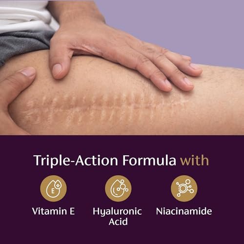 Mederma Scar Serum – Triple-Action Formula with Vitamin E, Hyaluronic Acid & Niacinamide – Clinically Shown to Reduce Old Scars, 1 Fl. Oz. - görsel 6