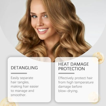 OUKPANE Super Milk Conditioning Hair Primer 2-Pack - Moisturizing Detangler Spray for All Hair Types Avelisse