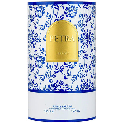 Lattafa Petra Eau de Parfum - Fruity Gourmand Floral Musky Unisex Fragrance, 3.4 oz (100 ml) Avelisse