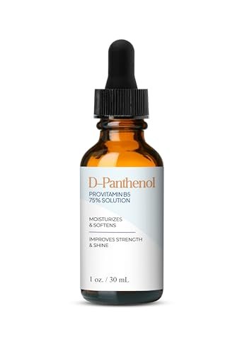 D-Panthenol Liquid 75% Provitamin B5 Solution (1 Oz / 30 mL) – Moisturizing Ingredient for Skin, Hair, and Cosmetic Formulations by Talsen Chemicals Avelisse