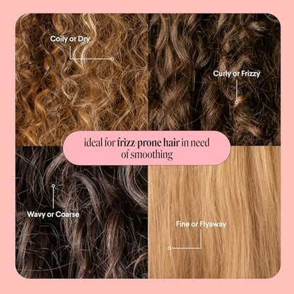 MONDAY HAIRCARE Anti-Frizz Hair Mask with Shea Butter, Jojoba, Coconut, & Almond Oil for Frizz-Prone Hair - 250 mL (Dual Pack) Avelisse