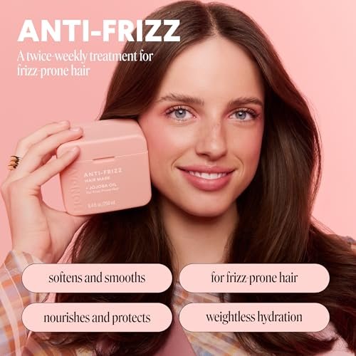 MONDAY HAIRCARE Anti-Frizz Hair Mask with Shea Butter, Jojoba, Coconut, & Almond Oil for Frizz-Prone Hair - 250 mL (Dual Pack) Avelisse