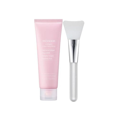 mixsoon Collagen Glass Skin Mask - Hydrating and Firming Collagen Wrapping Peel Off Mask, Low Molecular Face Mask, Radiant Smooth Finish for Glowing Skin, 80ml / 2.71 fl.oz. Korean Glass Skin Care Avelisse