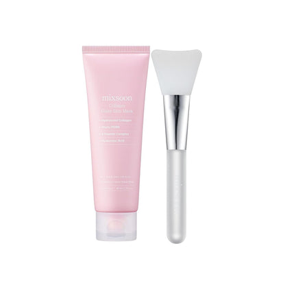 mixsoon Collagen Glass Skin Mask - Hydrating and Firming Collagen Wrapping Peel Off Mask, Low Molecular Face Mask, Radiant Smooth Finish for Glowing Skin, 80ml / 2.71 fl.oz. Korean Glass Skin Care Avelisse